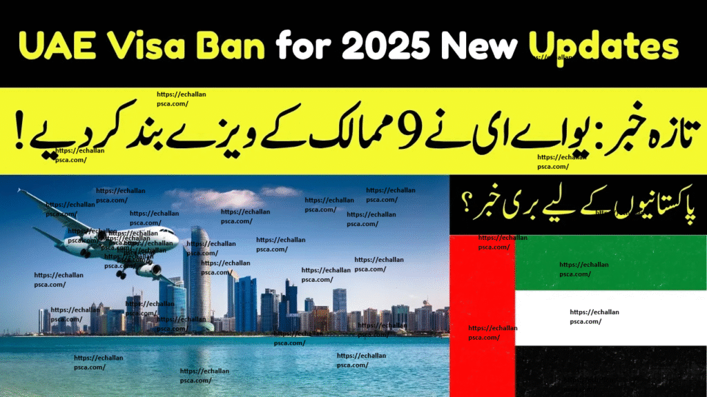 UAE Visa Ban for 2025 Suspended from 9 Countries