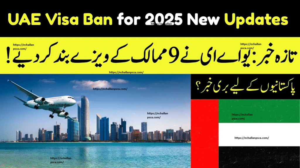 UAE Visa Ban for 2025 Visas from 9 Countries